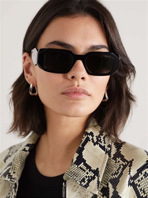 prada eyewear top bar square sunglasses|Prada square sunglasses for women.